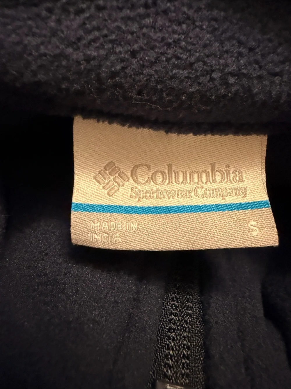 Columbia Navy Full-Zip Fleece Vest - Sleeveless Outdoor Layer